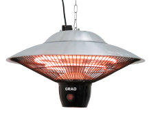 Terrassevarmer med kædeophæng - 1500 W - GRAD